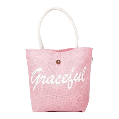 Pink Felt Classic Tote Bag