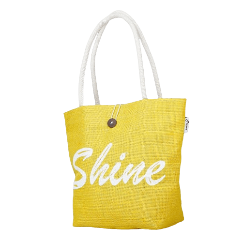 Trendy Yellow Fatty Tote Bag