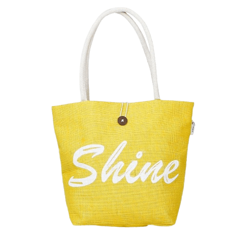 Trendy Yellow Fatty Tote Bag