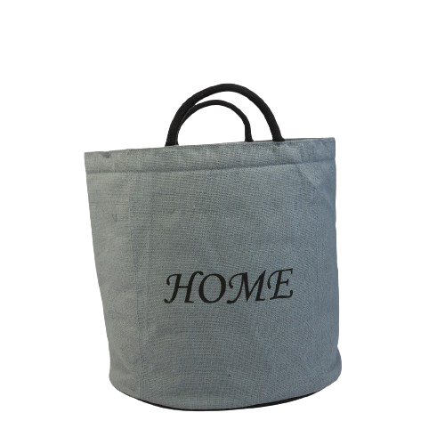 Medium Jute Laundry Bag with Handle